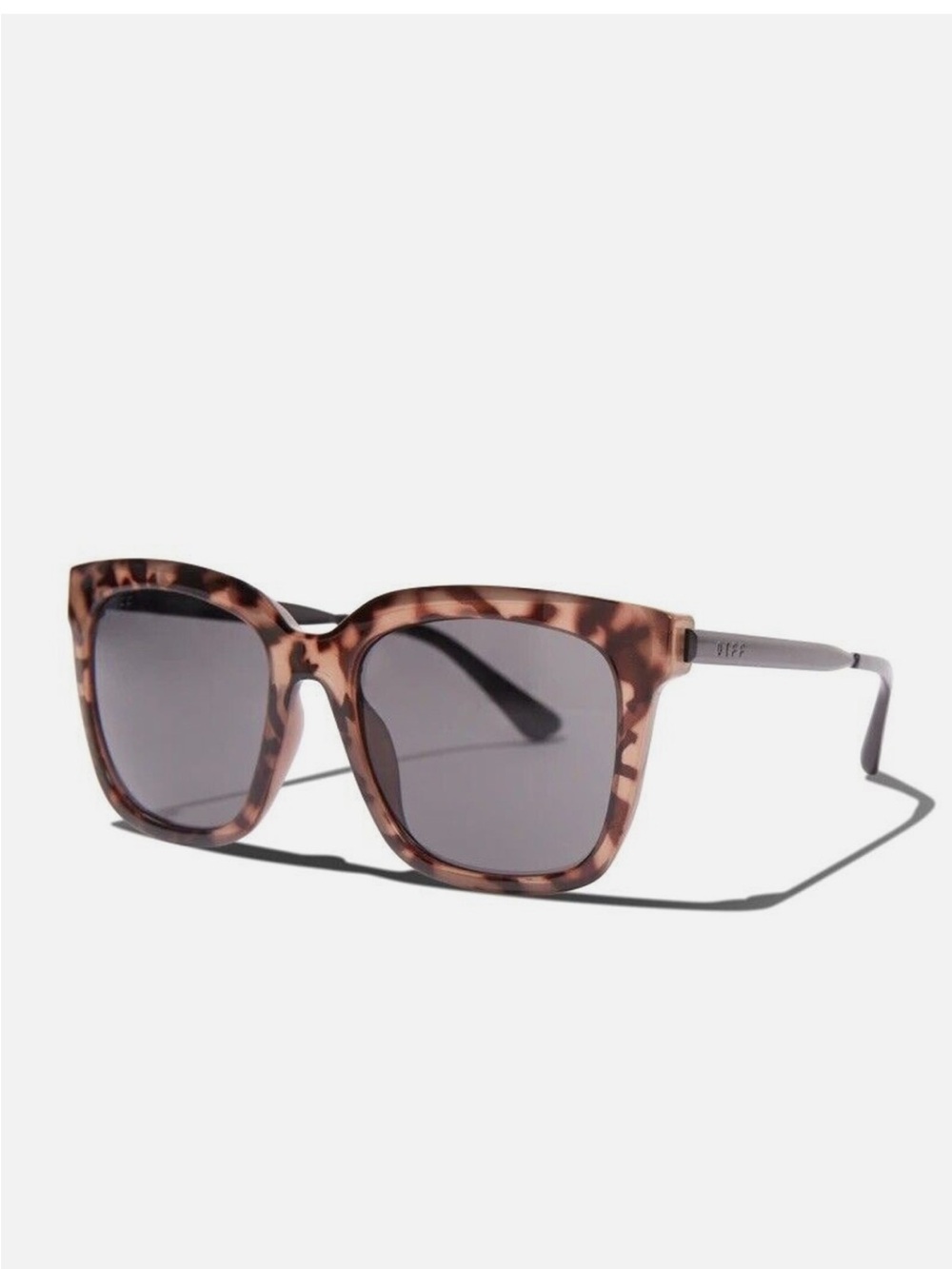 Diff Eyewear Tortoiseshell Cat Eye Sunglasses - Brown and Black